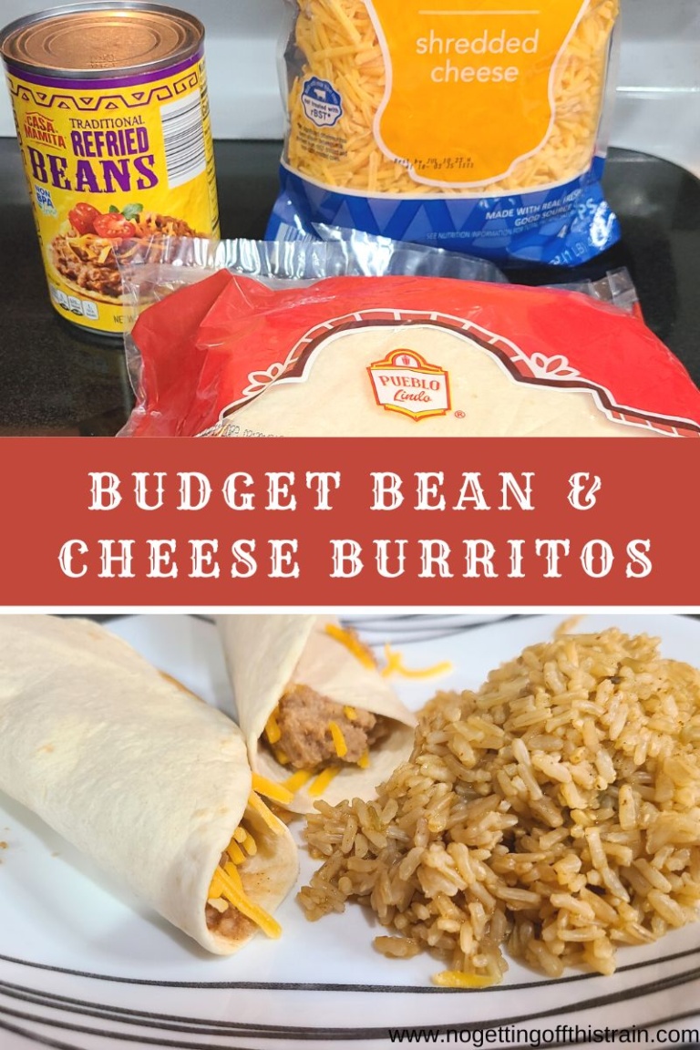 Budget Bean and Cheese Burritos Recipe