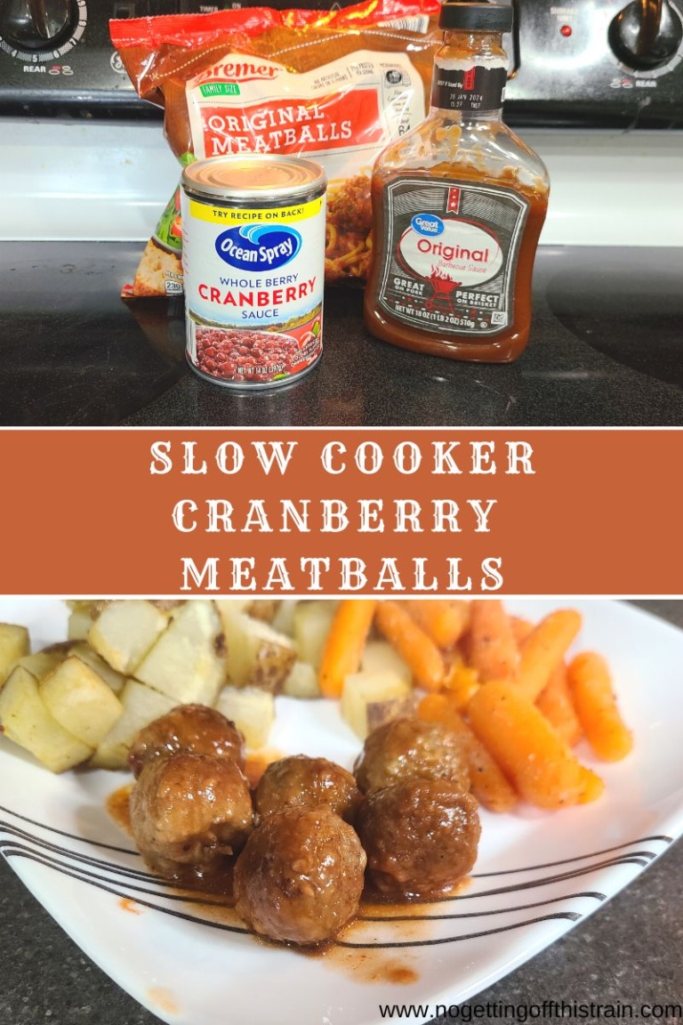 Easy Slow Cooker Cranberry Meatballs