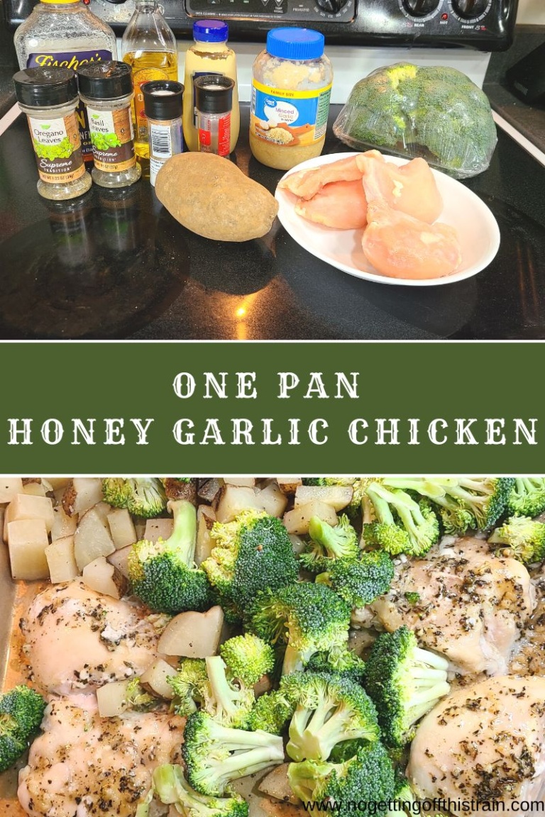 One Pan Honey Garlic Chicken and Veggies