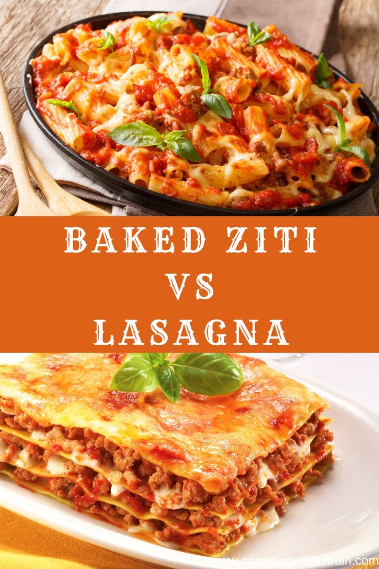 What are the Differences Between Baked Ziti and Lasagna?