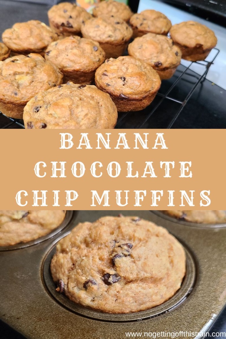 Healthy Banana Chocolate Chip Muffins