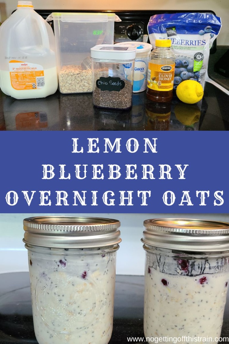 Lemon Blueberry Overnight Oats (Easy Meal Prep!)
