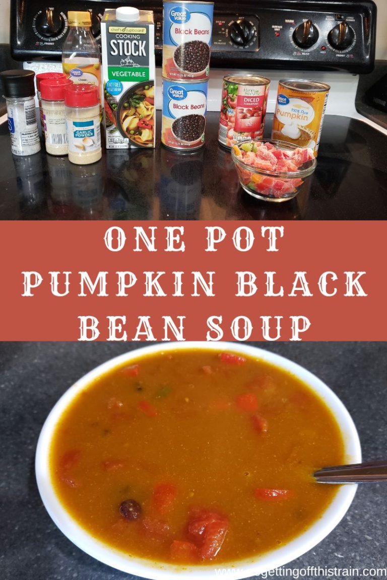 One Pot Pumpkin Black Bean Soup