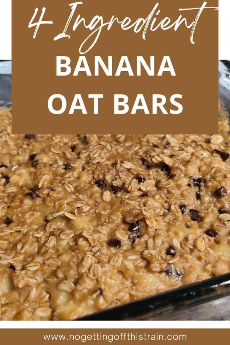 4-Ingredient Banana Oatmeal Bars