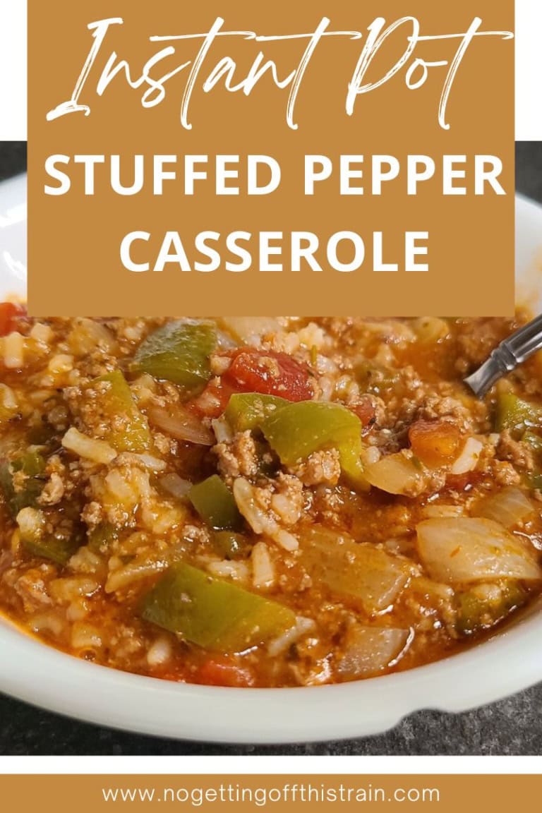 Easy Instant Pot Stuffed Pepper Casserole Recipe