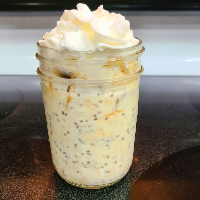 Banana Pudding Overnight Oats (High Protein Options)