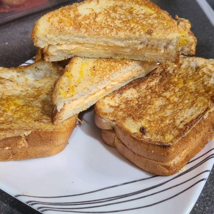 Pumpkin Cream Cheese Stuffed French Toast