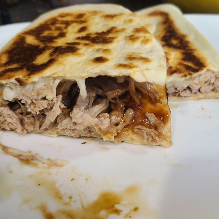 4-Ingredient Pulled Pork Quesadillas