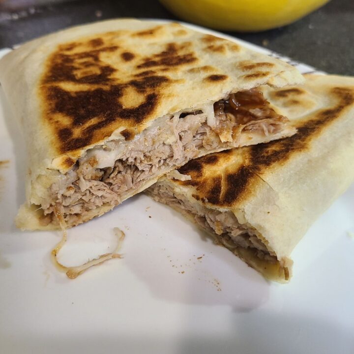 4-Ingredient Pulled Pork Quesadillas