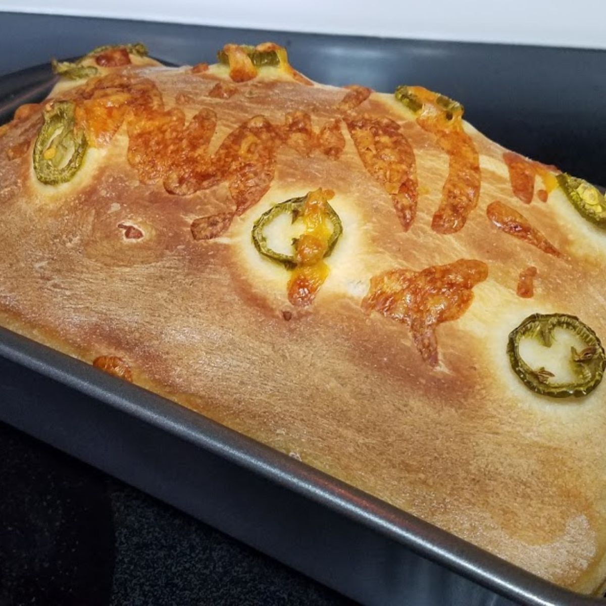 Bread Machine Jalapeno Cheese Bread (Easy Recipe) - No Getting Off This Train