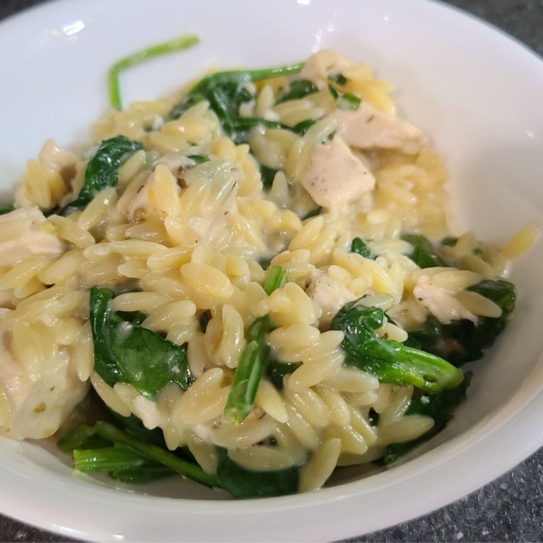 Creamy One Pot Lemon Chicken Orzo